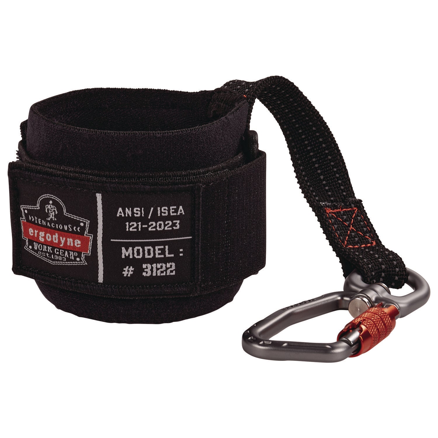 ergodyne-r-squids-3122-pull-on-wrist-tool-lanyard-with-carabiner-anchor-5-lb-max-working-capacity-7-long-black-ego19084_1